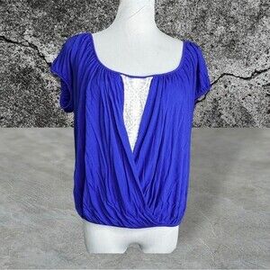 Free People Ann’s Ruched bubble hem top